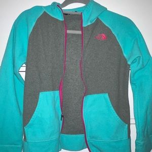 Girls L North face fleece